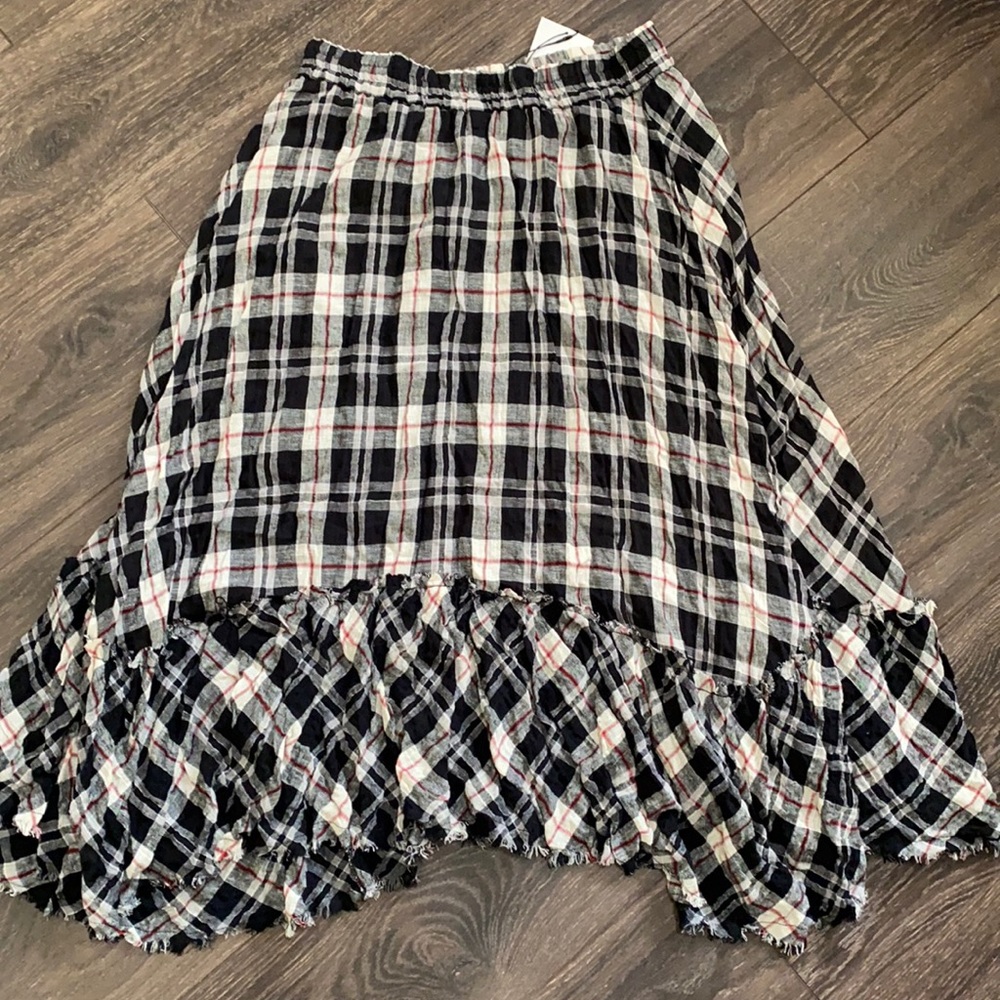 Plaid Skirt with lil ruffles